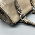 Miu Miu Gray Shoulder Bag