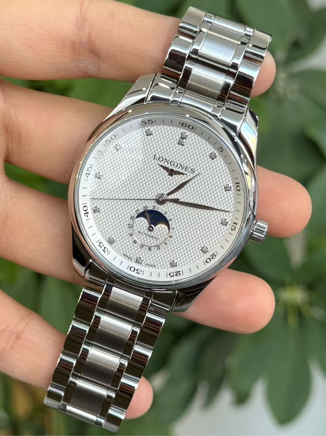 Longines Longines Master Collection White Automatic (self-winding) watch 42.00mm L2.919.4.77.6
