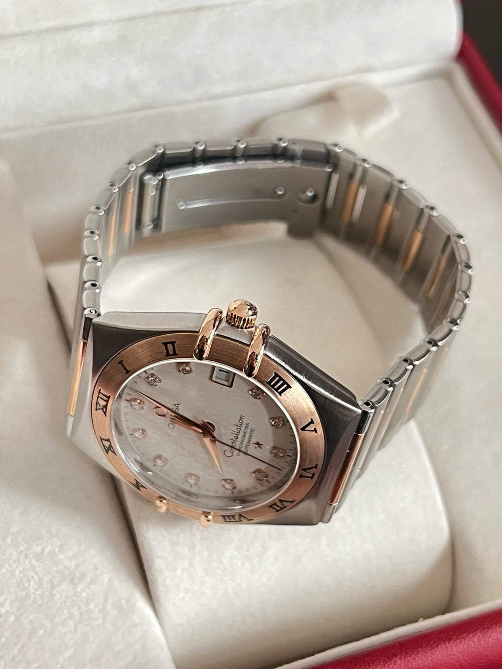 Omega constellation Rose gold Automatic (self-winding) watch 35.5 millimeters 1304.35.00