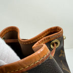 Louis Vuitton Canvas Brown Bucket & Drawstring Bag