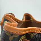 Louis Vuitton Canvas Brown Bucket & Drawstring Bag