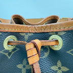 Louis Vuitton Canvas Brown Bucket & Drawstring Bag