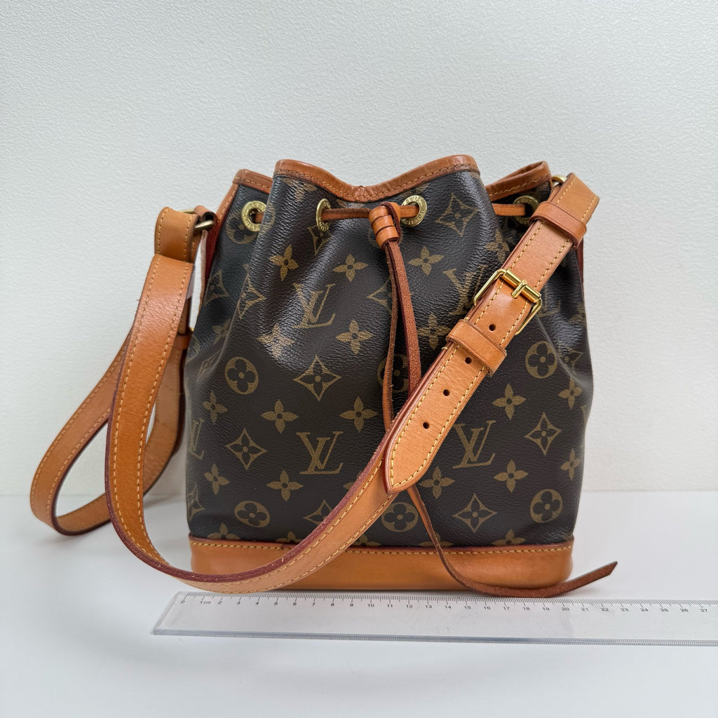 Louis Vuitton Canvas Brown Bucket & Drawstring Bag