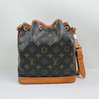 Louis Vuitton Canvas Brown Bucket & Drawstring Bag