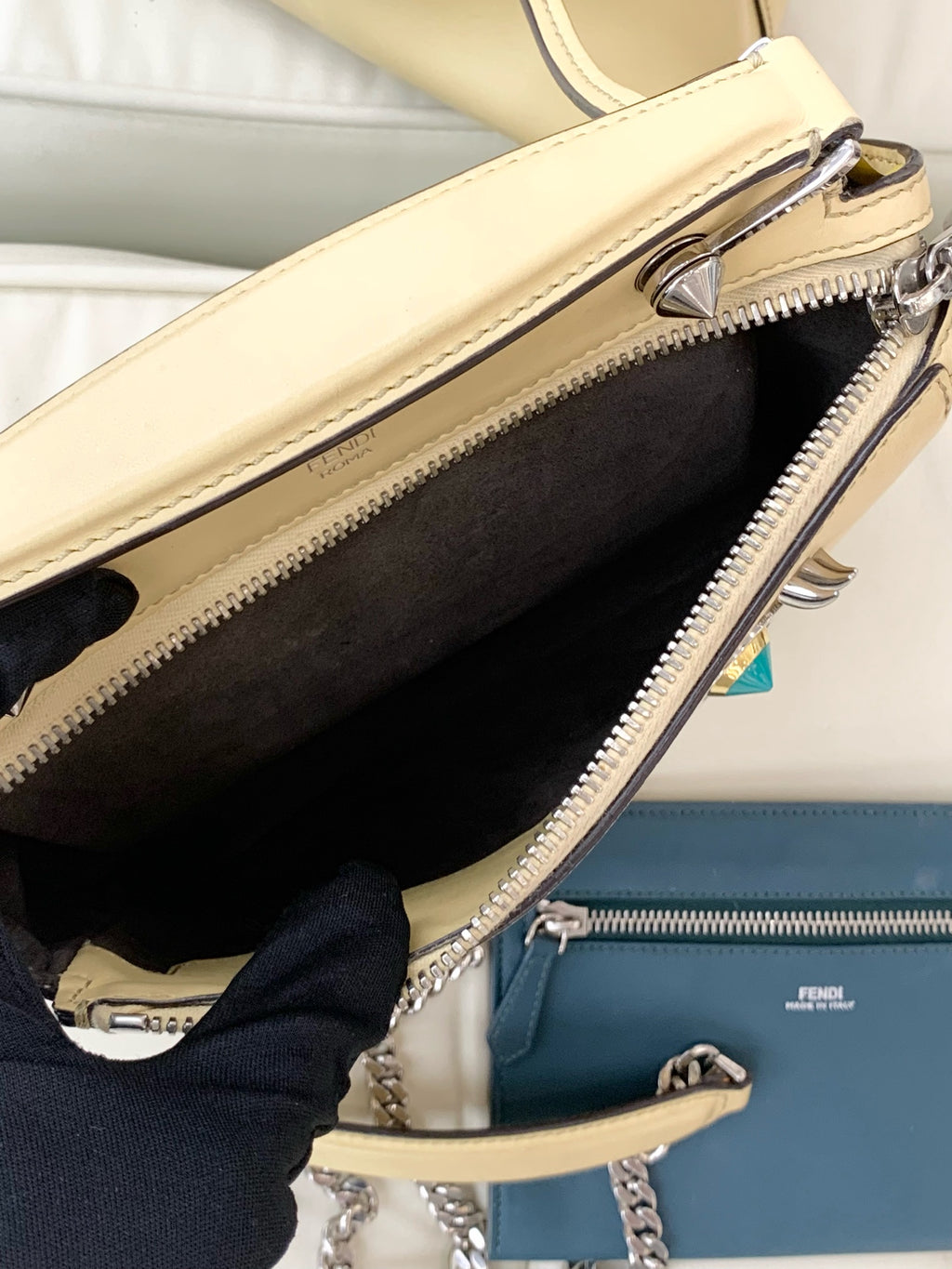 Fendi Yellow Crossbody