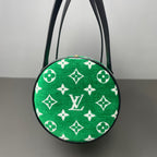 Louis Vuitton Velvet Green Shoulder Bag