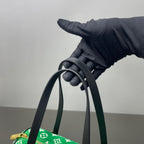 Louis Vuitton Velvet Green Shoulder Bag