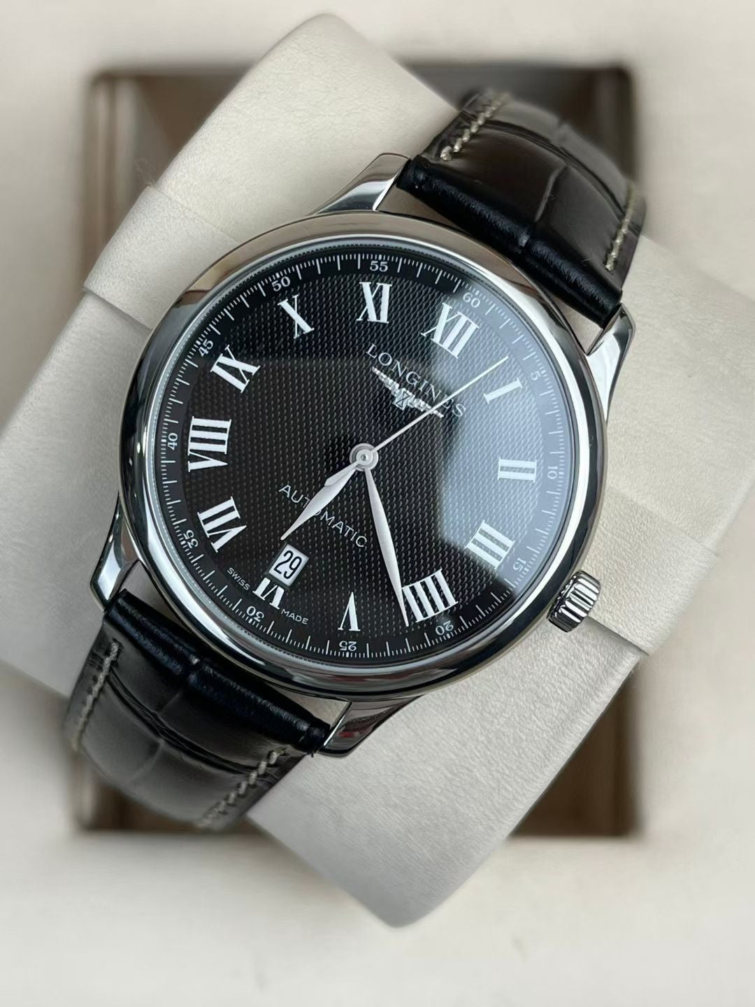 Longines Master Collection Master Craftsman Series Black Automatic (self-winding) watch 38.50 MM L2.628.4.51.8