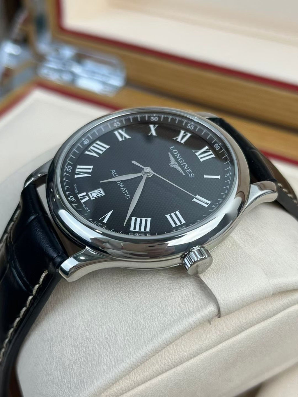 Longines Master Collection Master Craftsman Series Black Automatic (self-winding) watch 38.50 MM L2.628.4.51.8