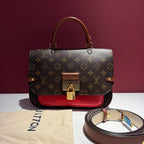 Louis Vuitton Red Satchel M44548