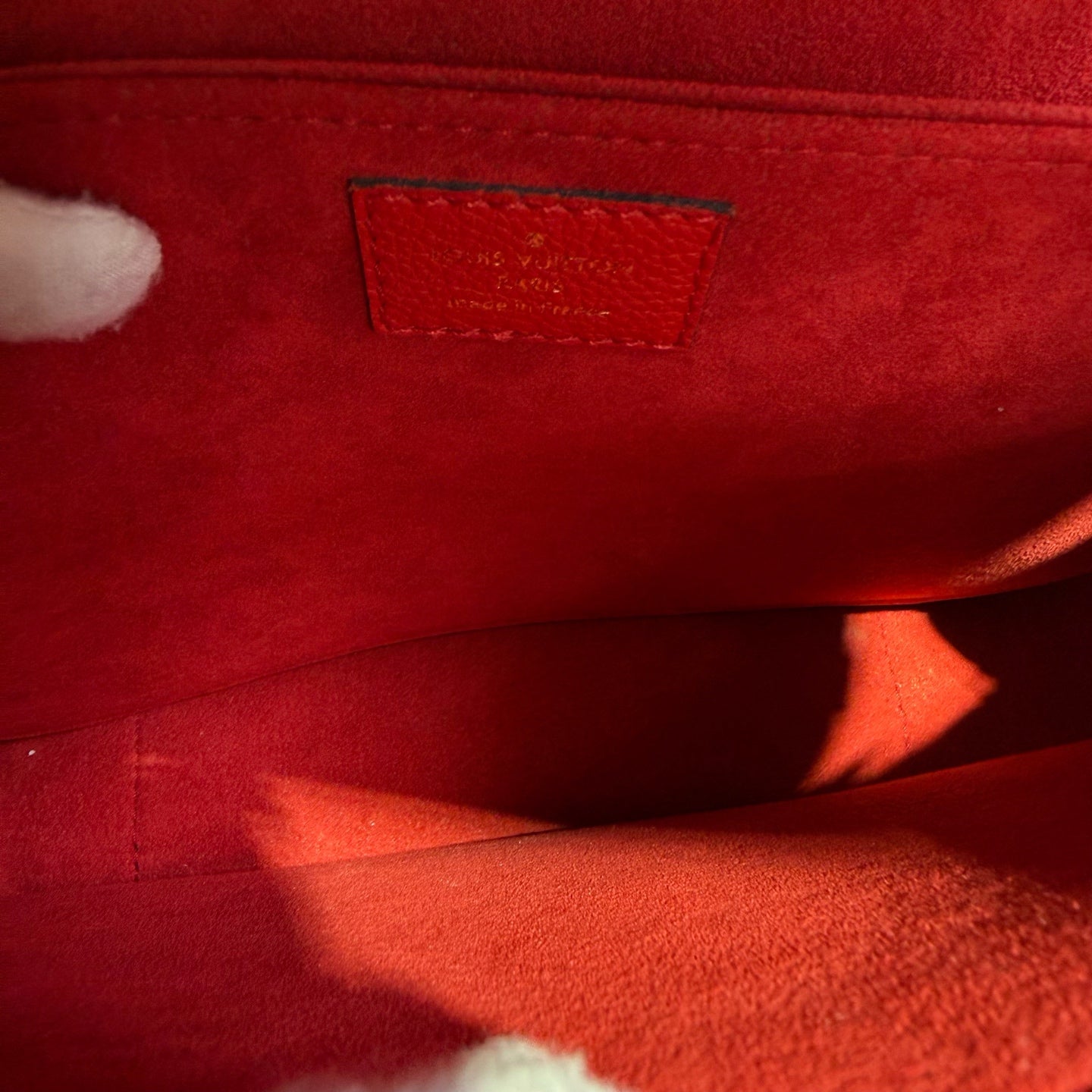 Louis Vuitton Red Satchel M44548
