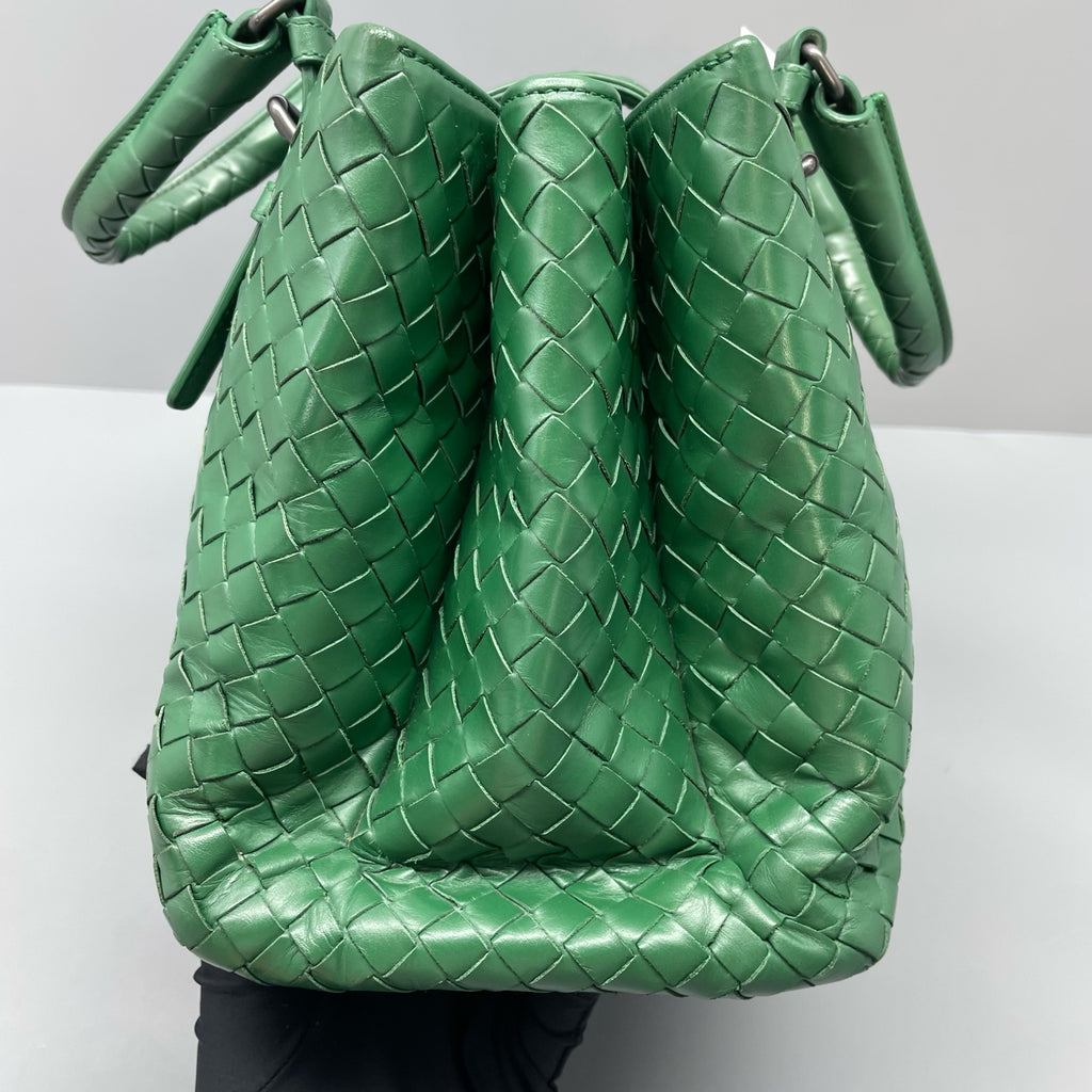 Bottega Veneta Green Satchel
