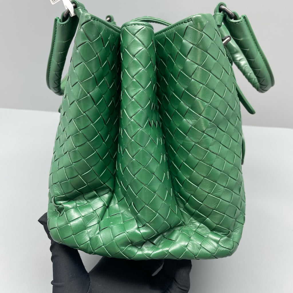 Bottega Veneta Green Satchel