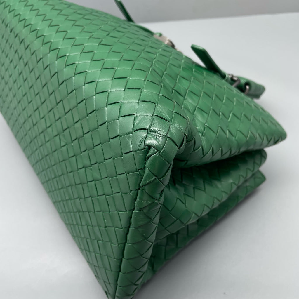 Bottega Veneta Green Satchel