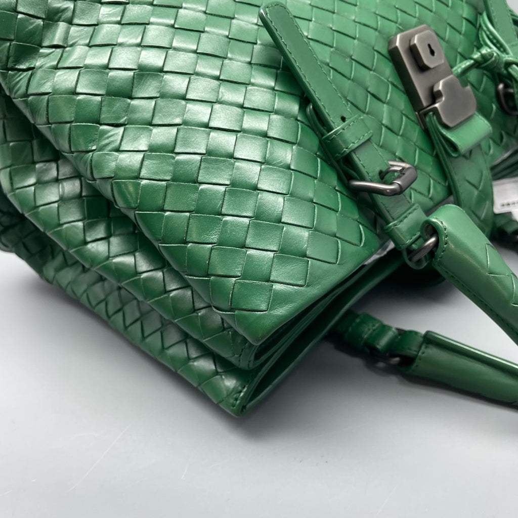 Bottega Veneta Green Satchel