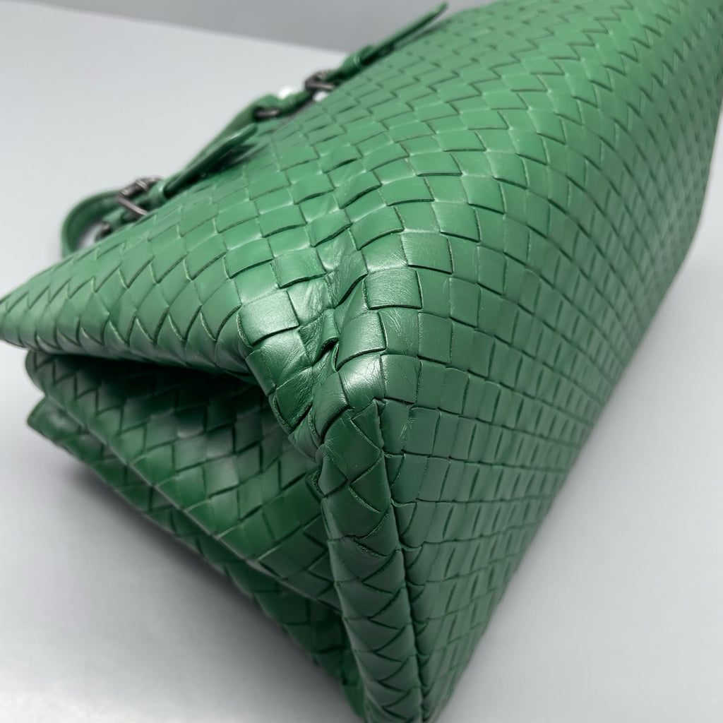 Bottega Veneta Green Satchel