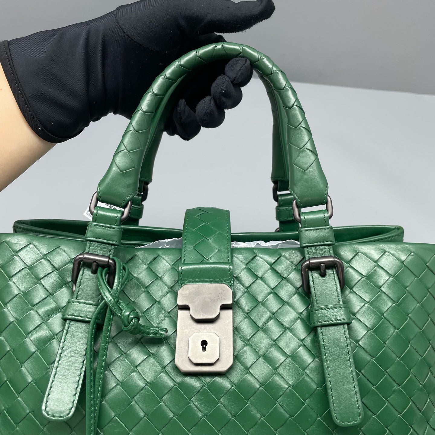 Bottega Veneta Green Satchel