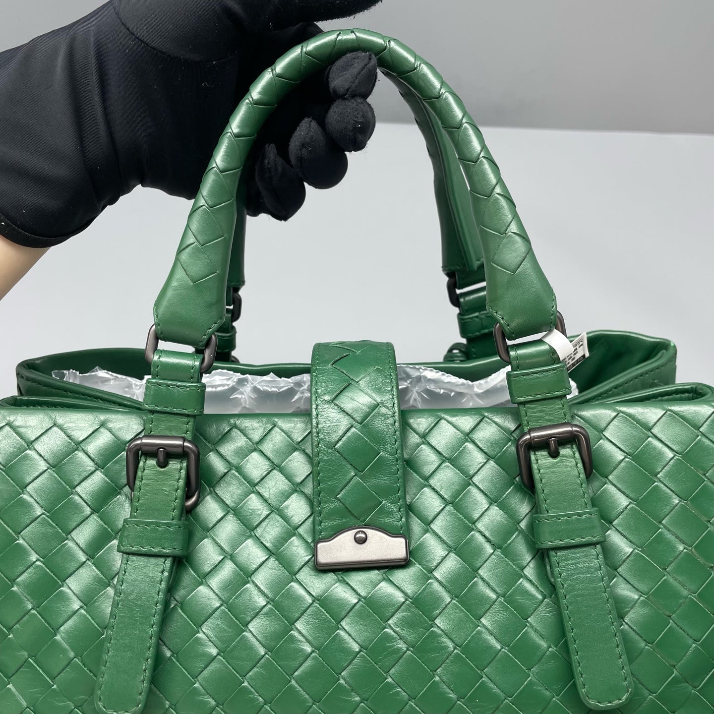 Bottega Veneta Green Satchel