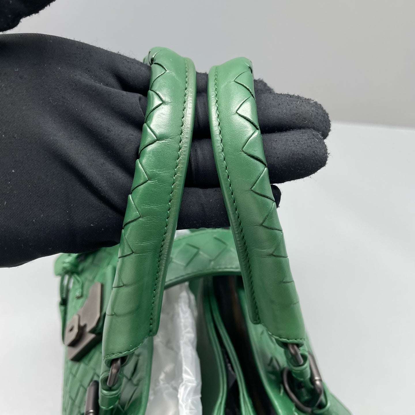 Bottega Veneta Green Satchel