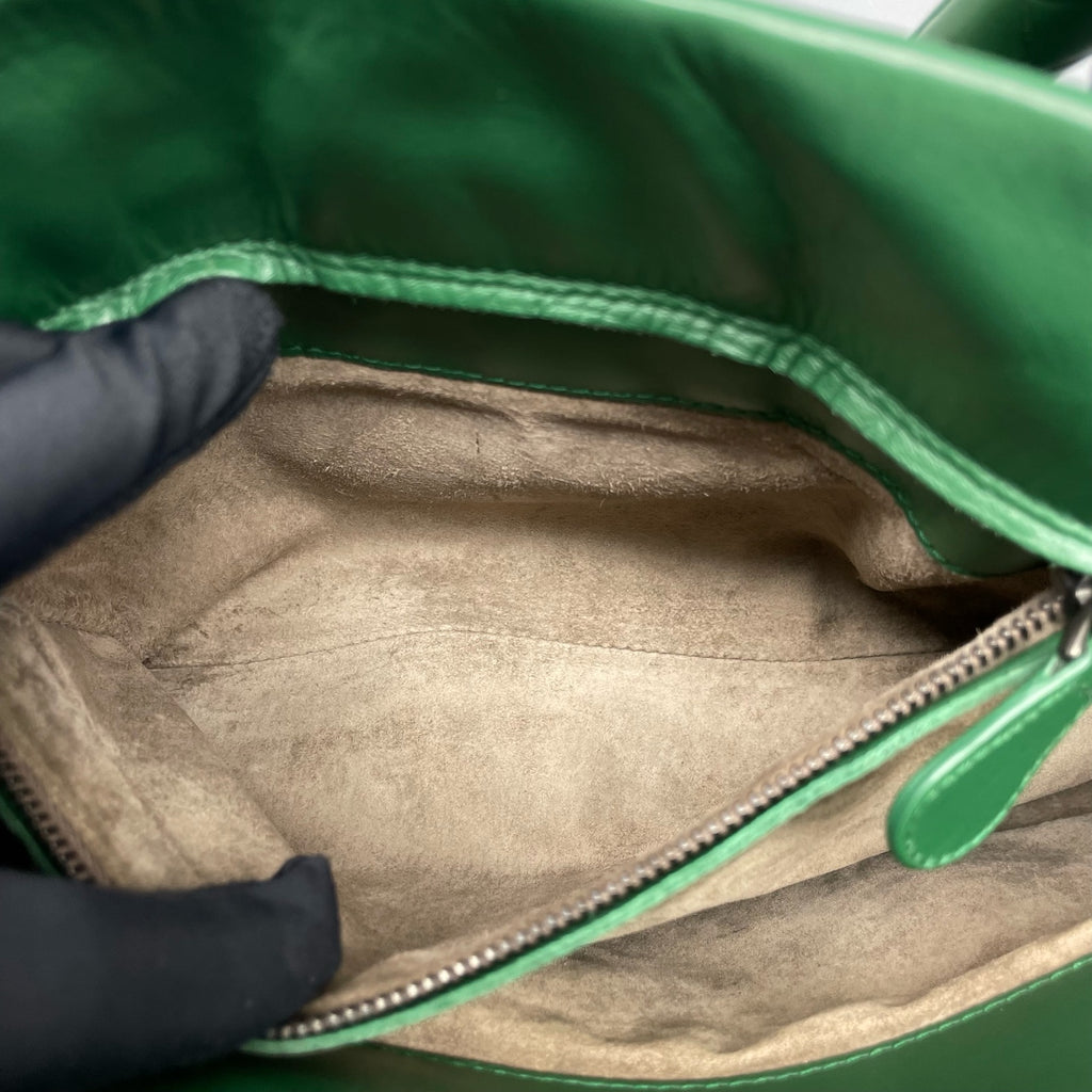 Bottega Veneta Green Satchel