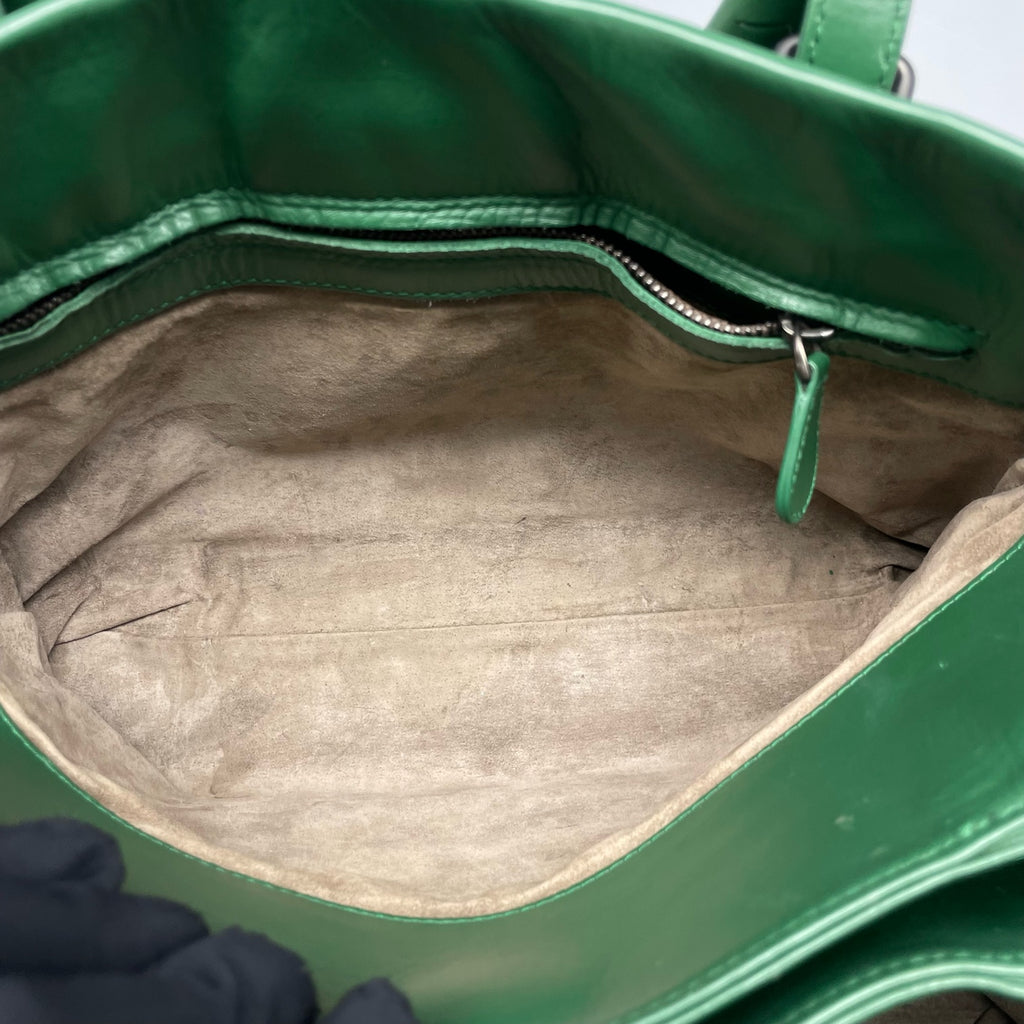 Bottega Veneta Green Satchel