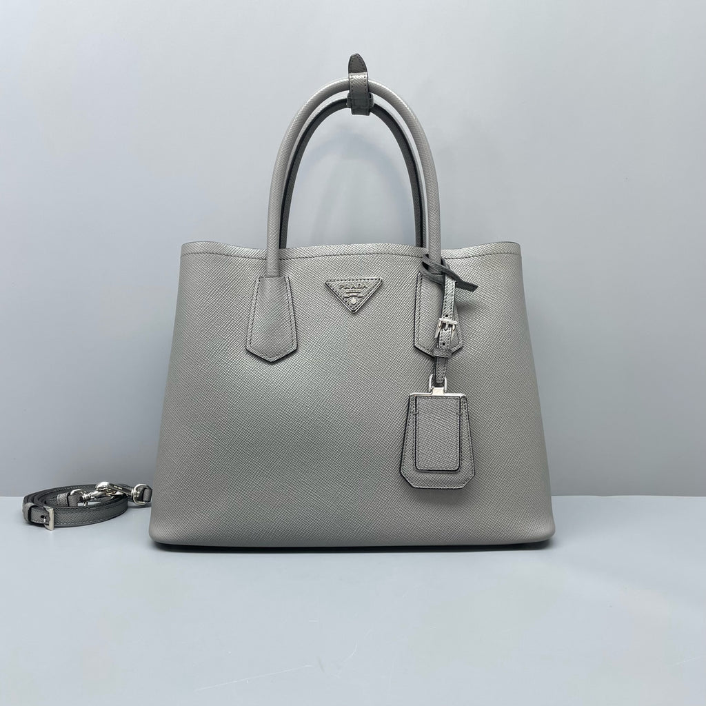 Prada Gray Satchel