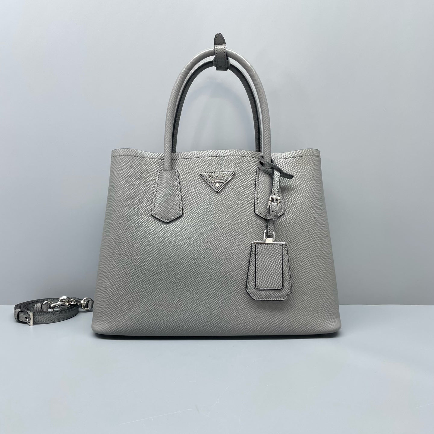 Prada Gray Satchel