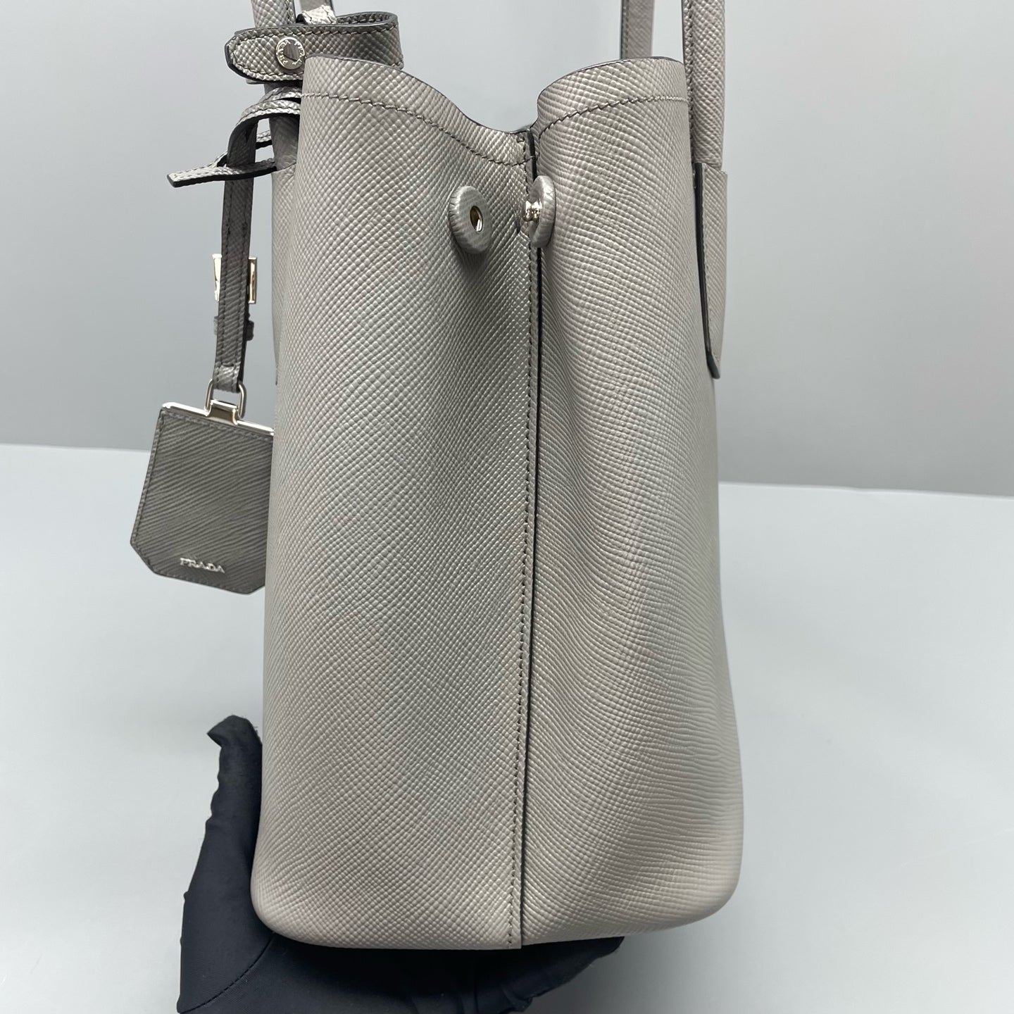 Prada Gray Satchel