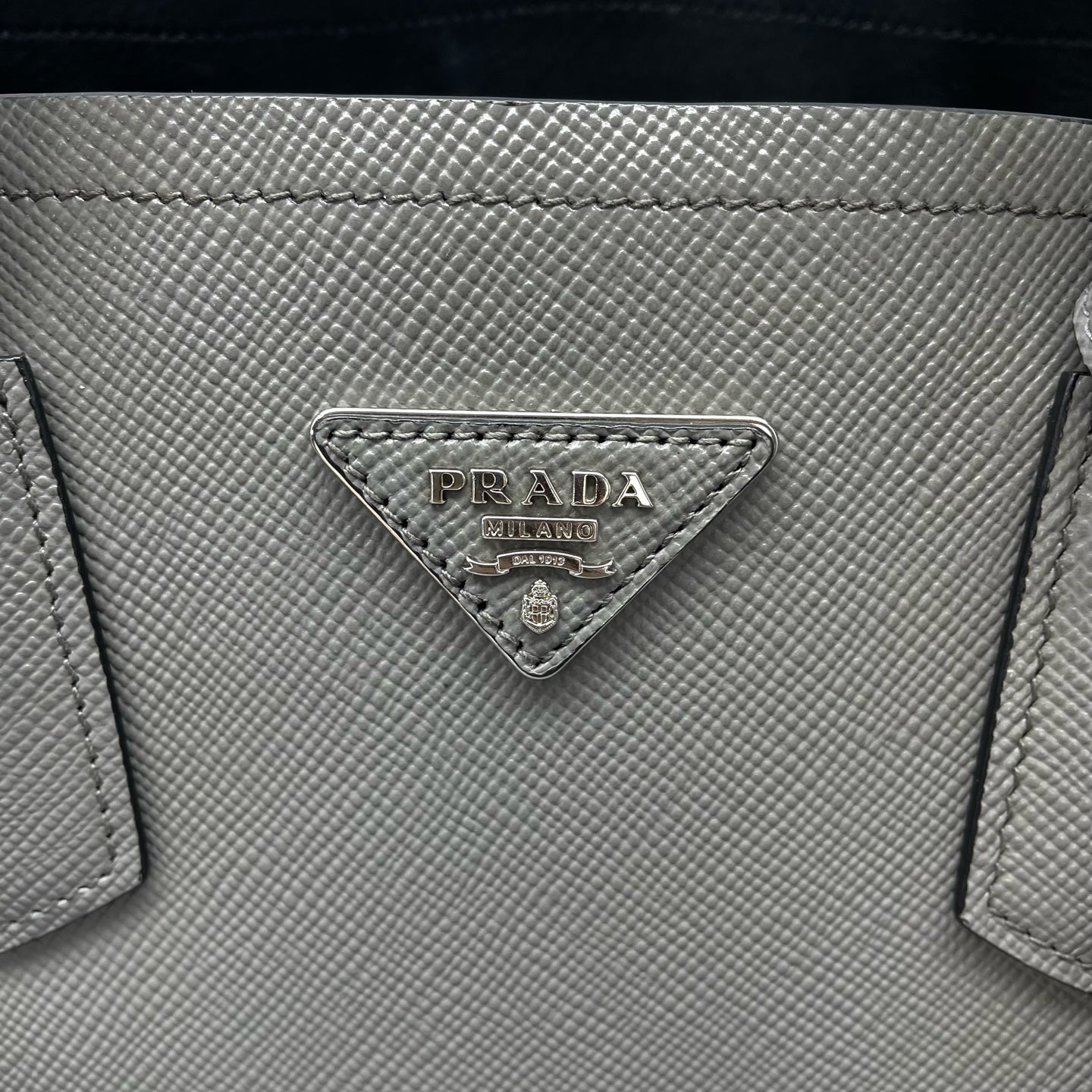 Prada Gray Satchel