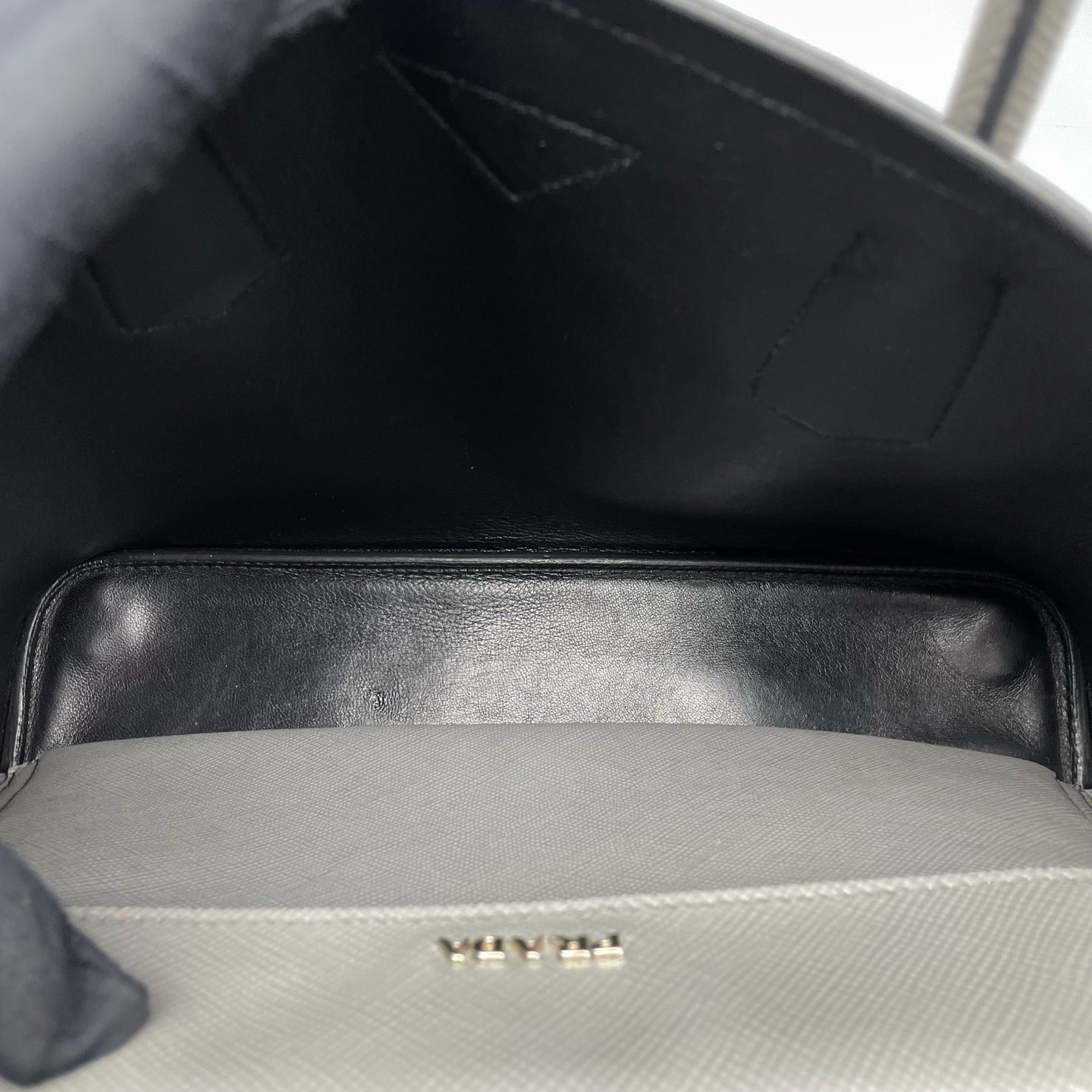 Prada Gray Satchel