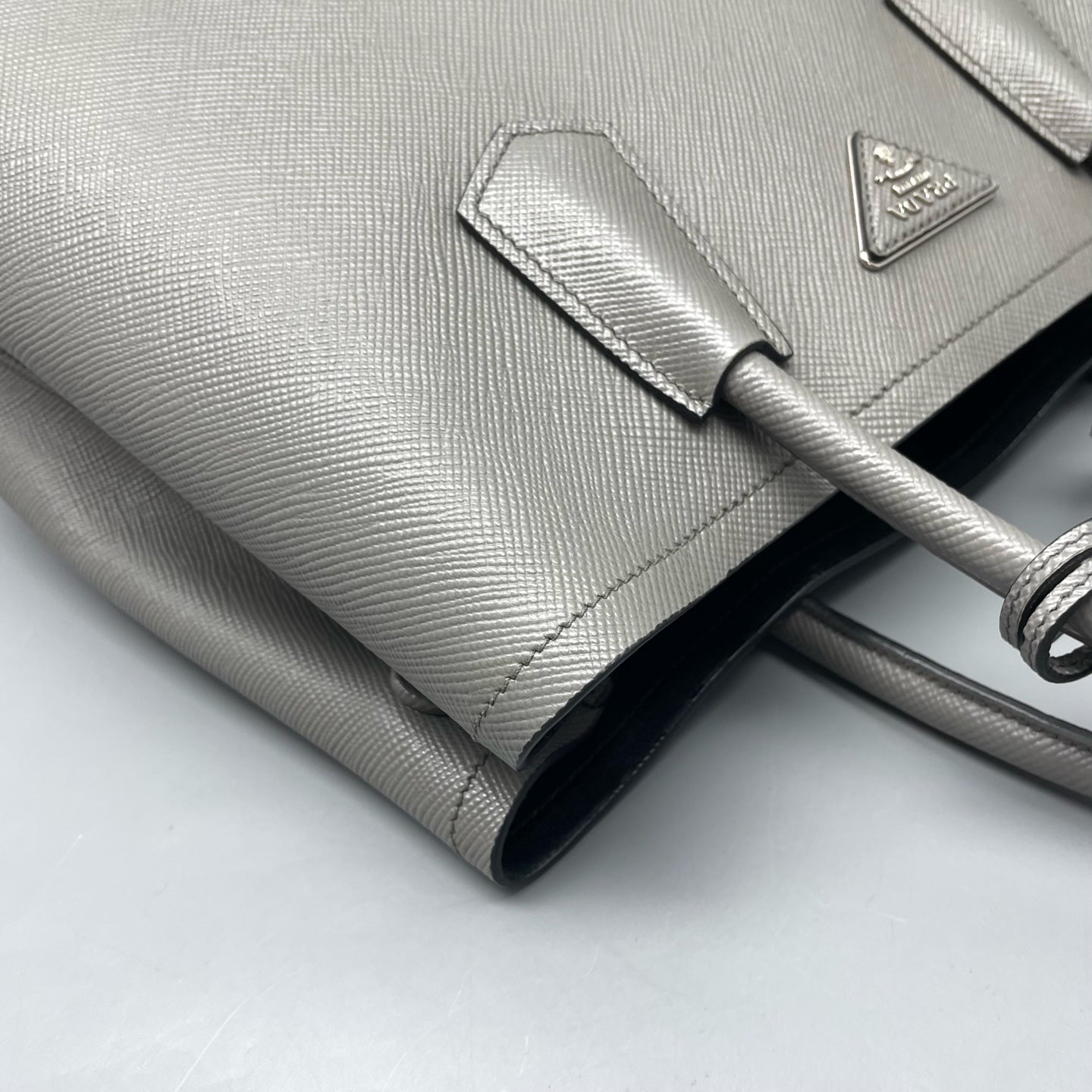 Prada Gray Satchel