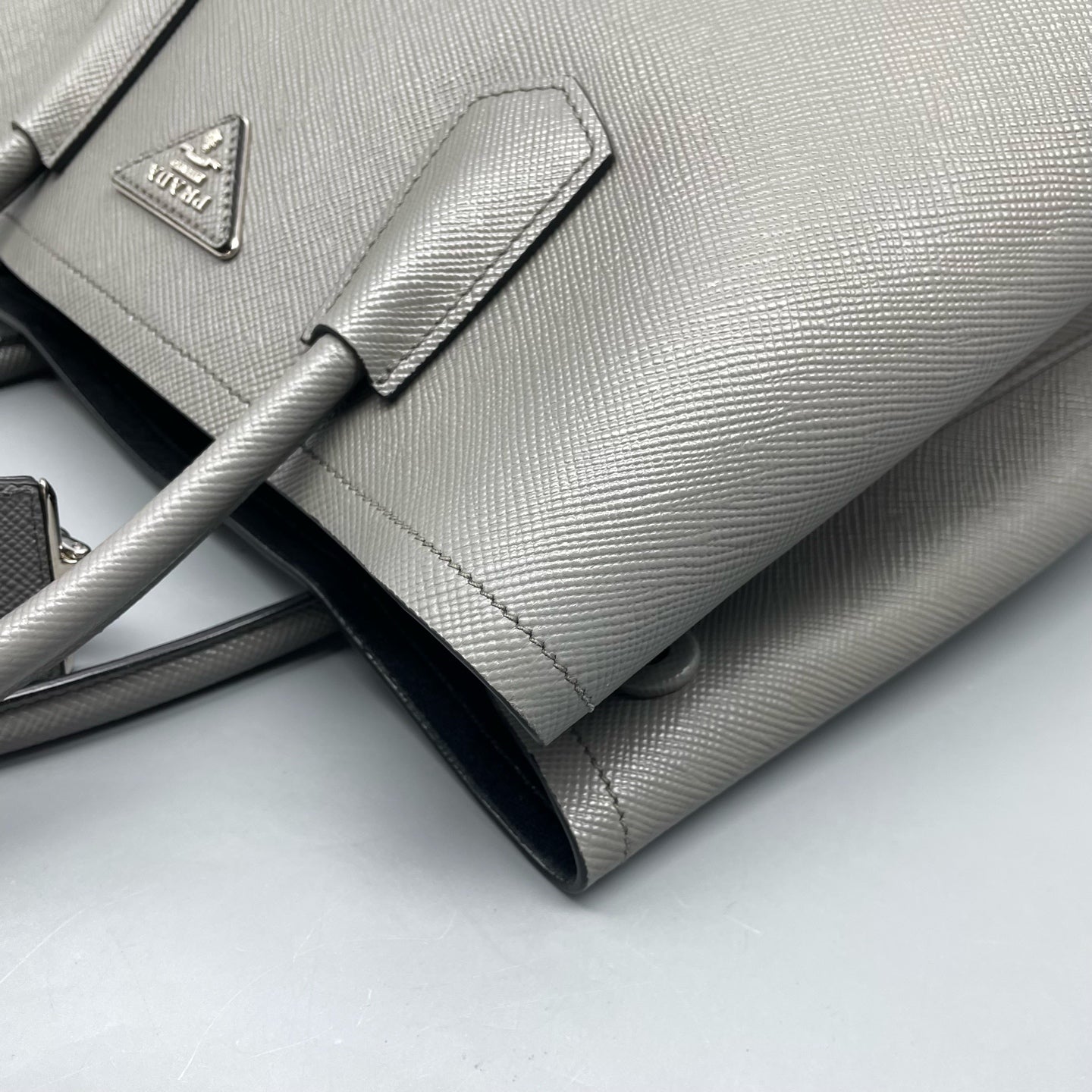 Prada Gray Satchel