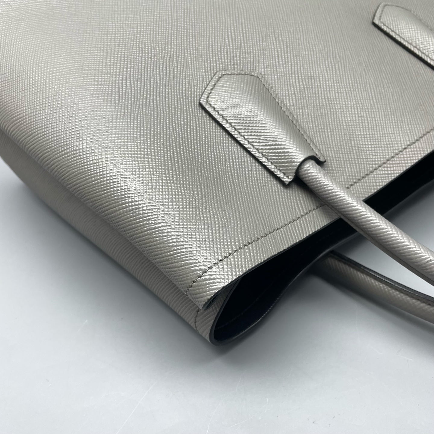Prada Gray Satchel