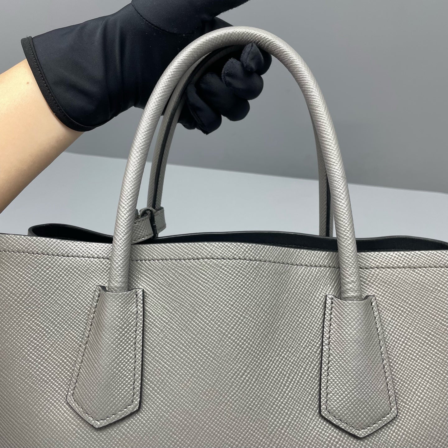 Prada Gray Satchel