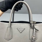 Prada Gray Satchel