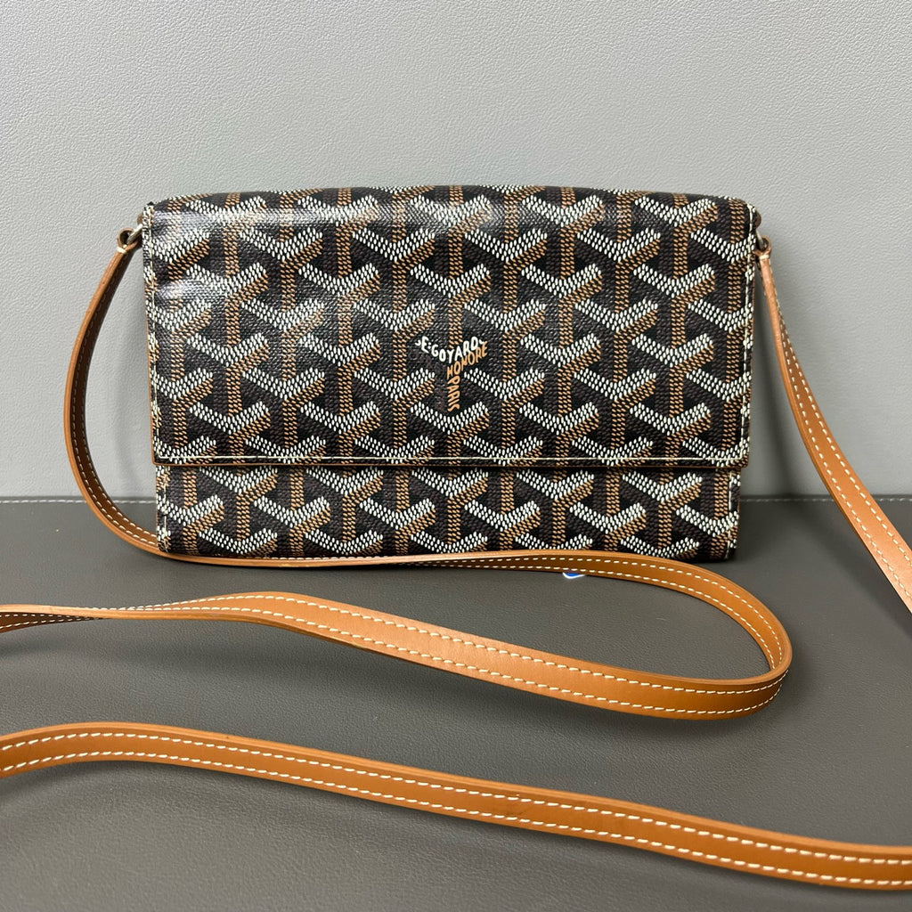 Goyard Canvas Black Shoulder Bag