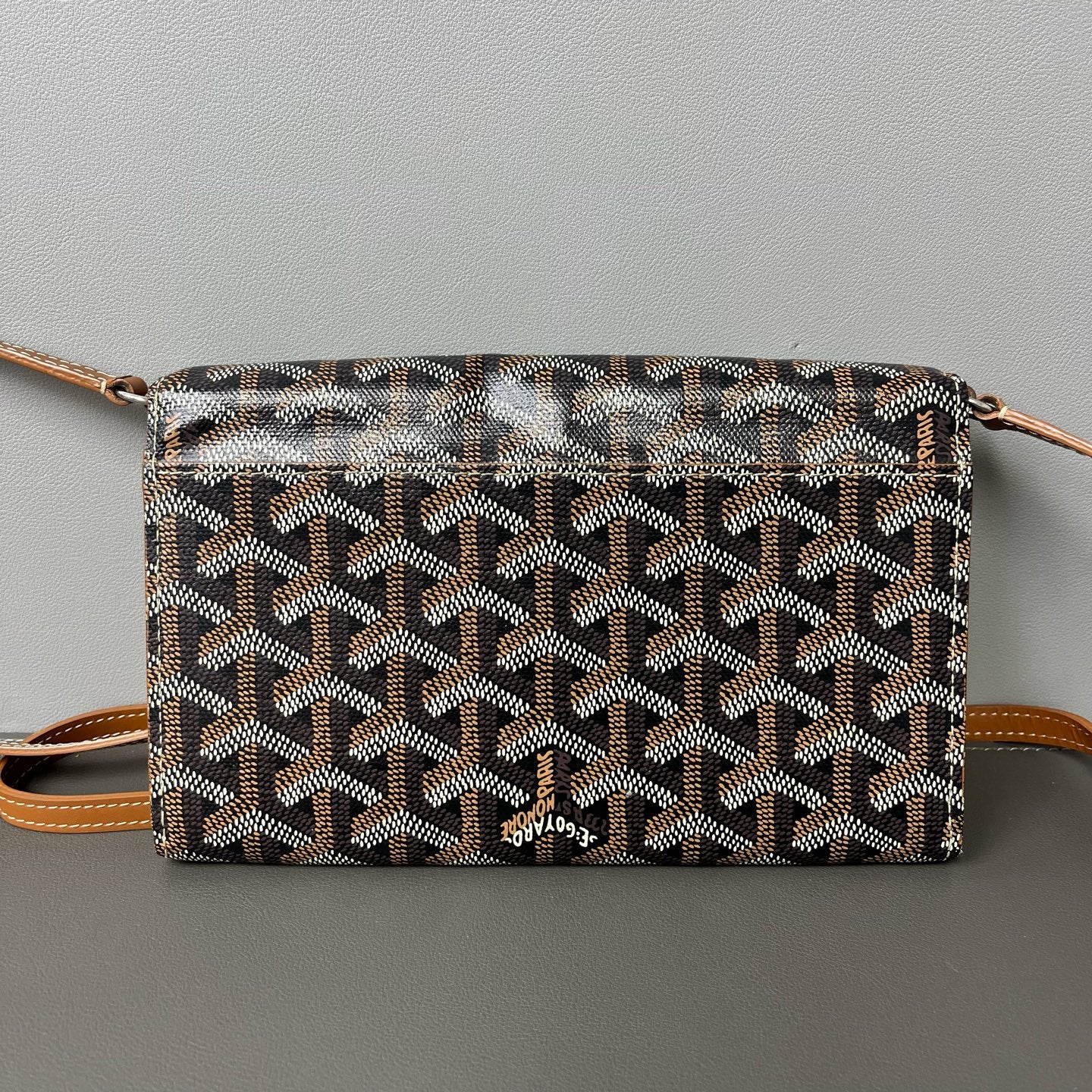 Goyard Canvas Black Shoulder Bag