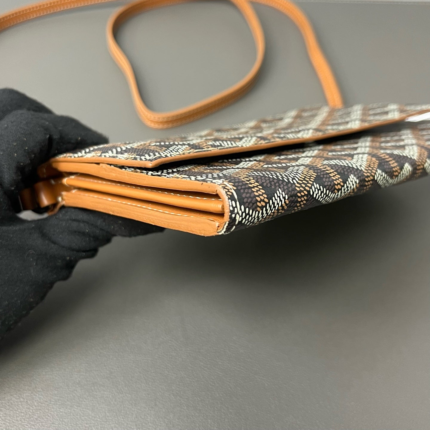 Goyard Canvas Black Shoulder Bag