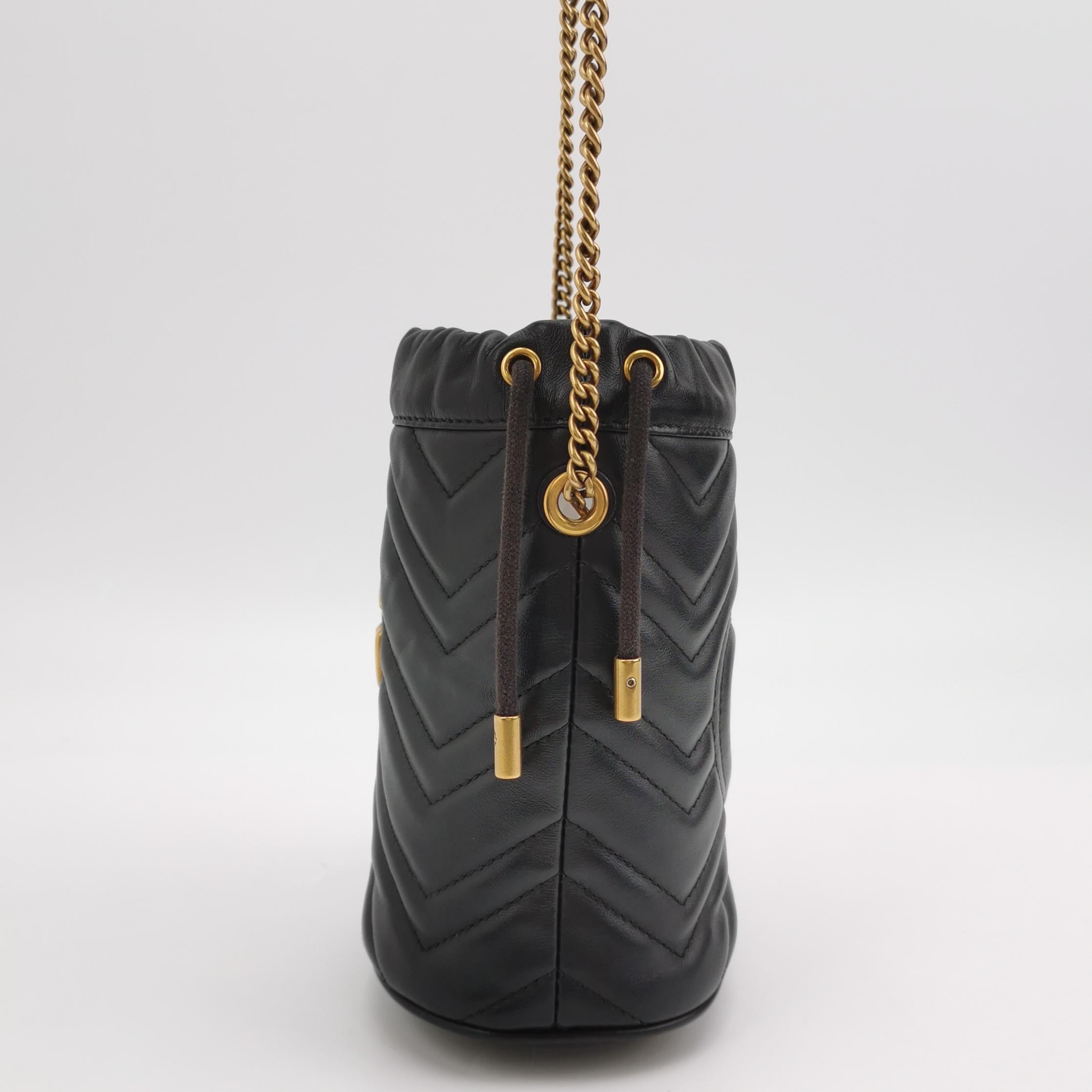Gucci GG Marmont Collection Bucket & Drawstring Bag 575163 DTDRT 1000