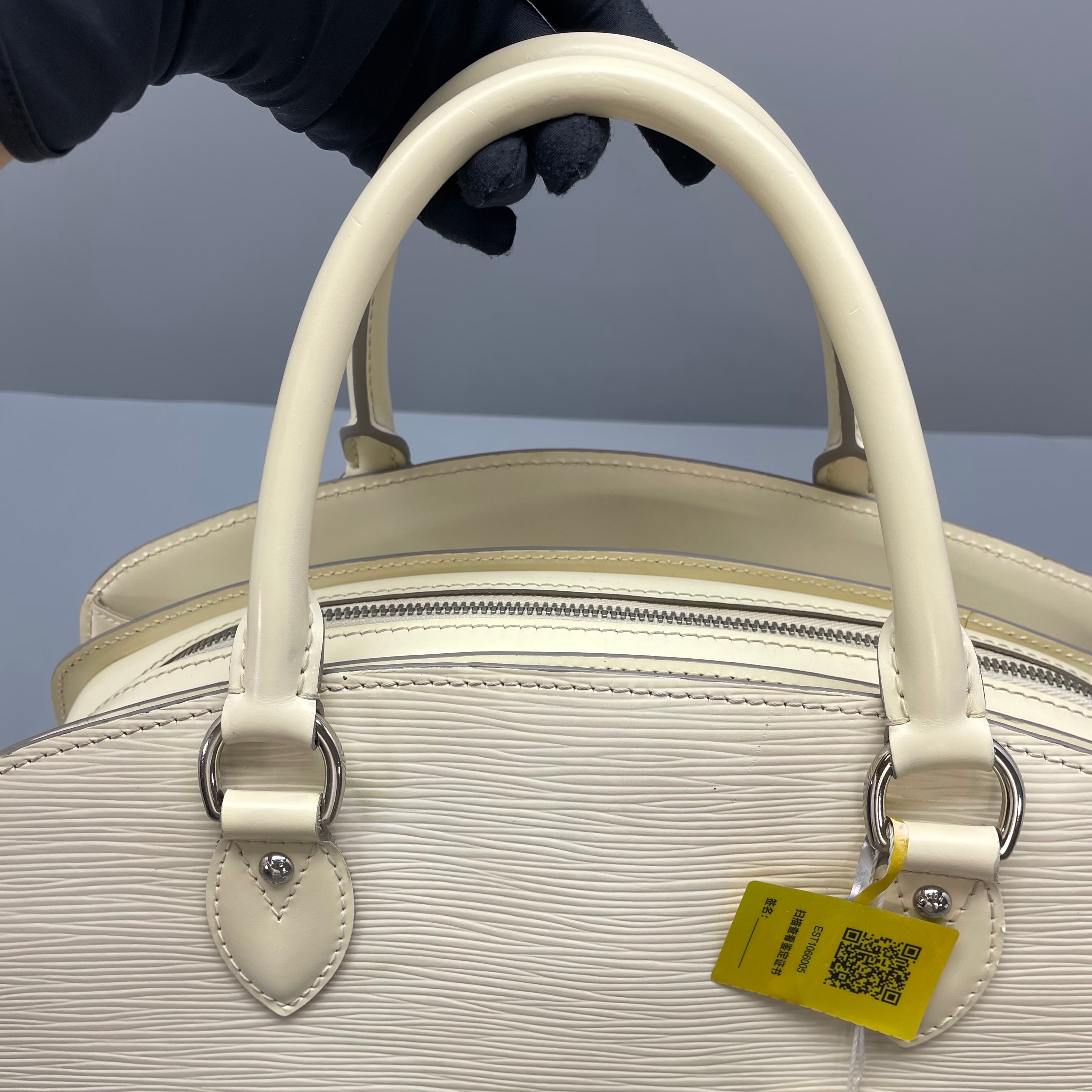 Louis Vuitton White Satchel