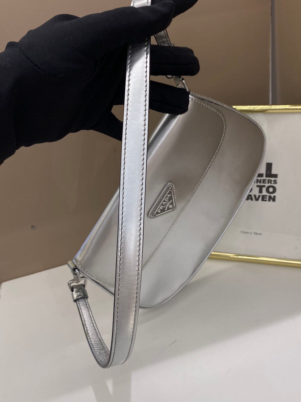 Prada Metal Silver
