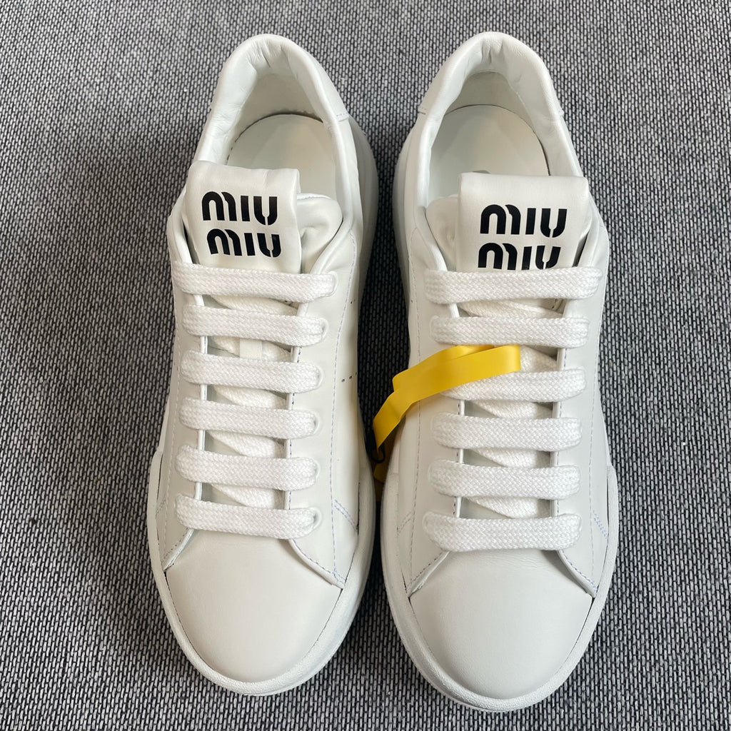 Miu Miu Leather Skate shoes