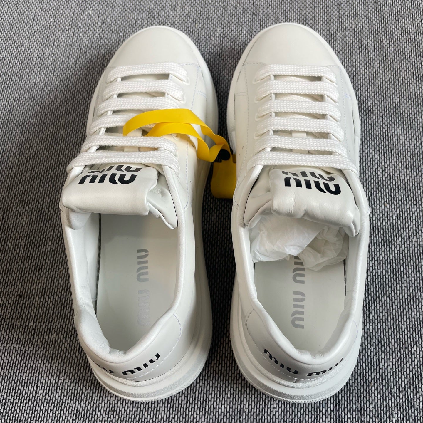 Miu Miu Leather Skate shoes
