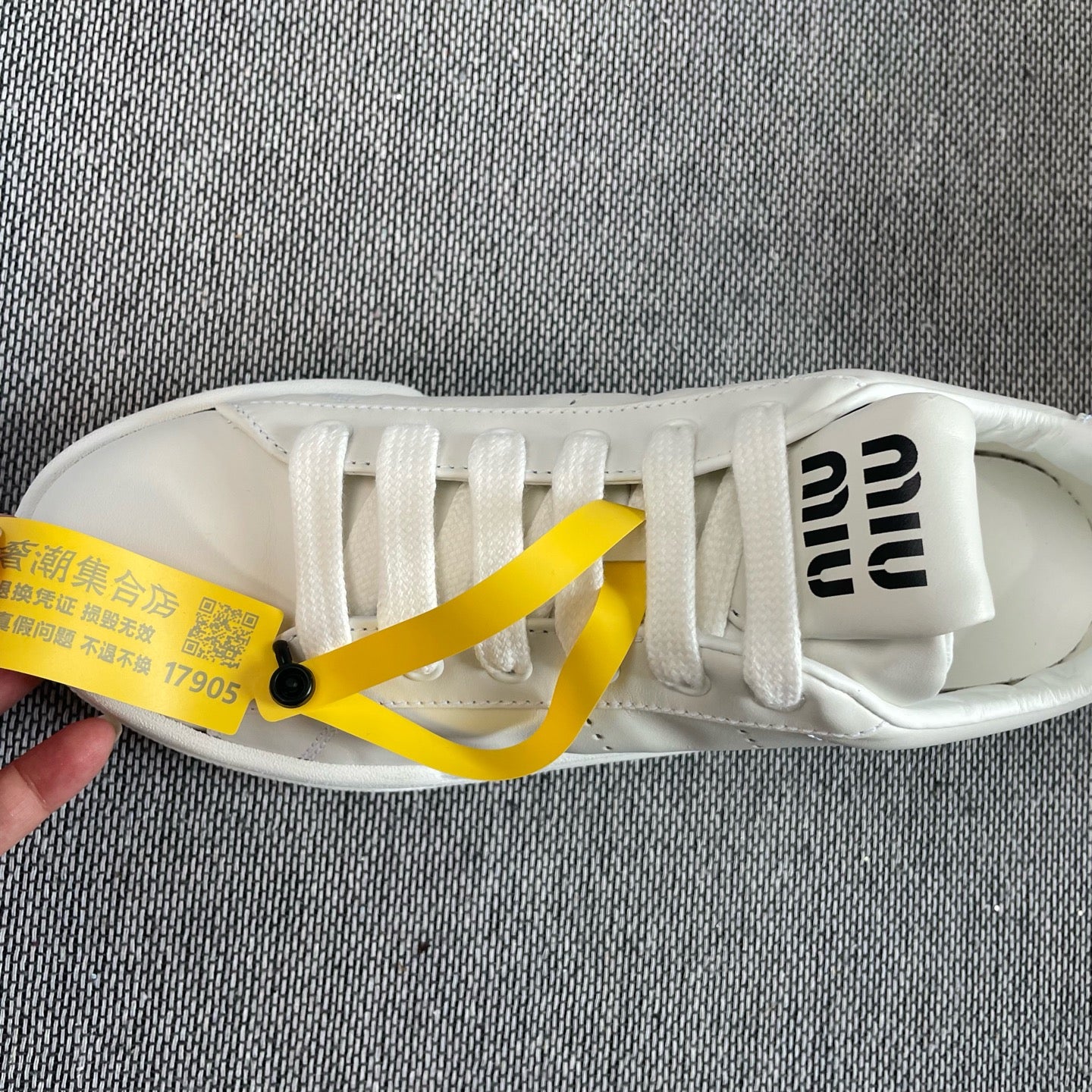 Miu Miu Leather Skate shoes