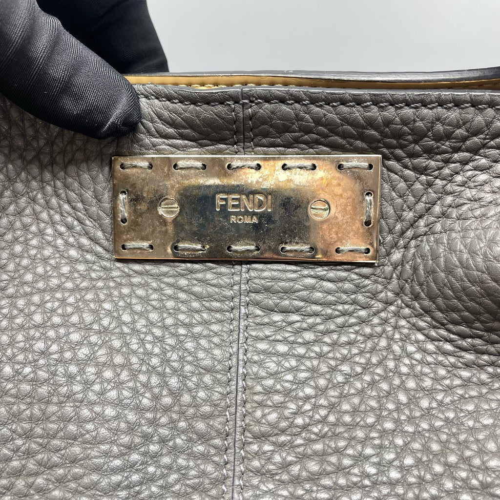 Fendi Gray Shoulder Bag