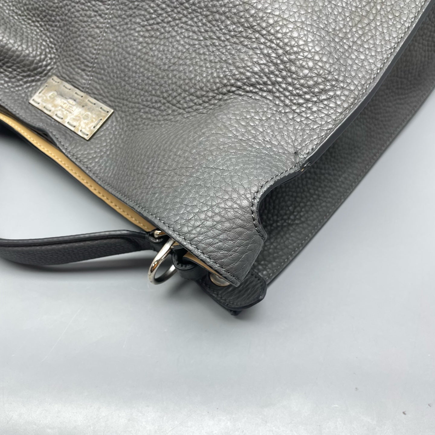 Fendi Gray Shoulder Bag