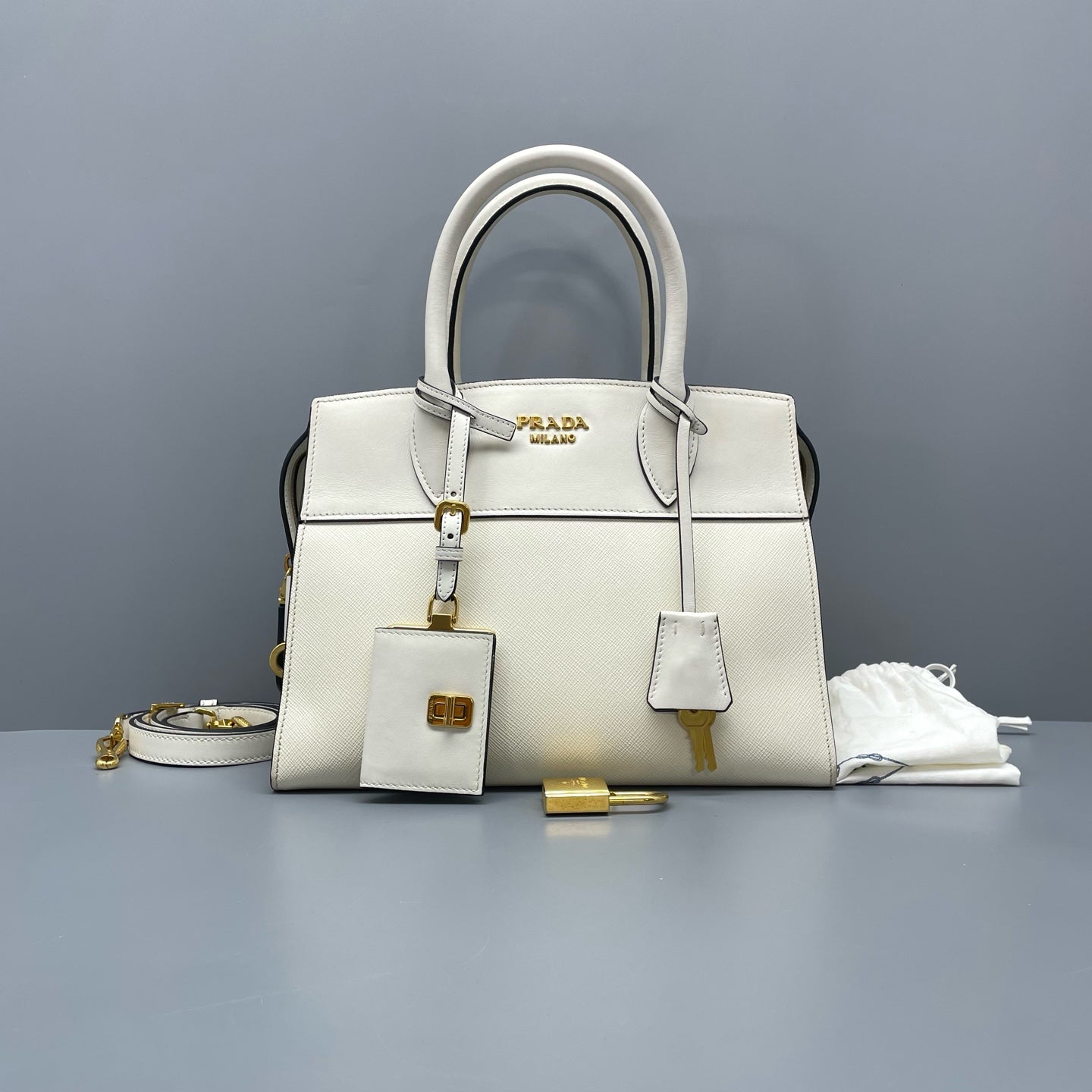 Prada White Satchel