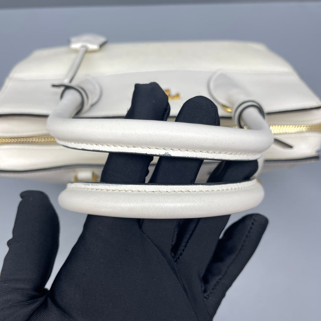 Prada White Satchel