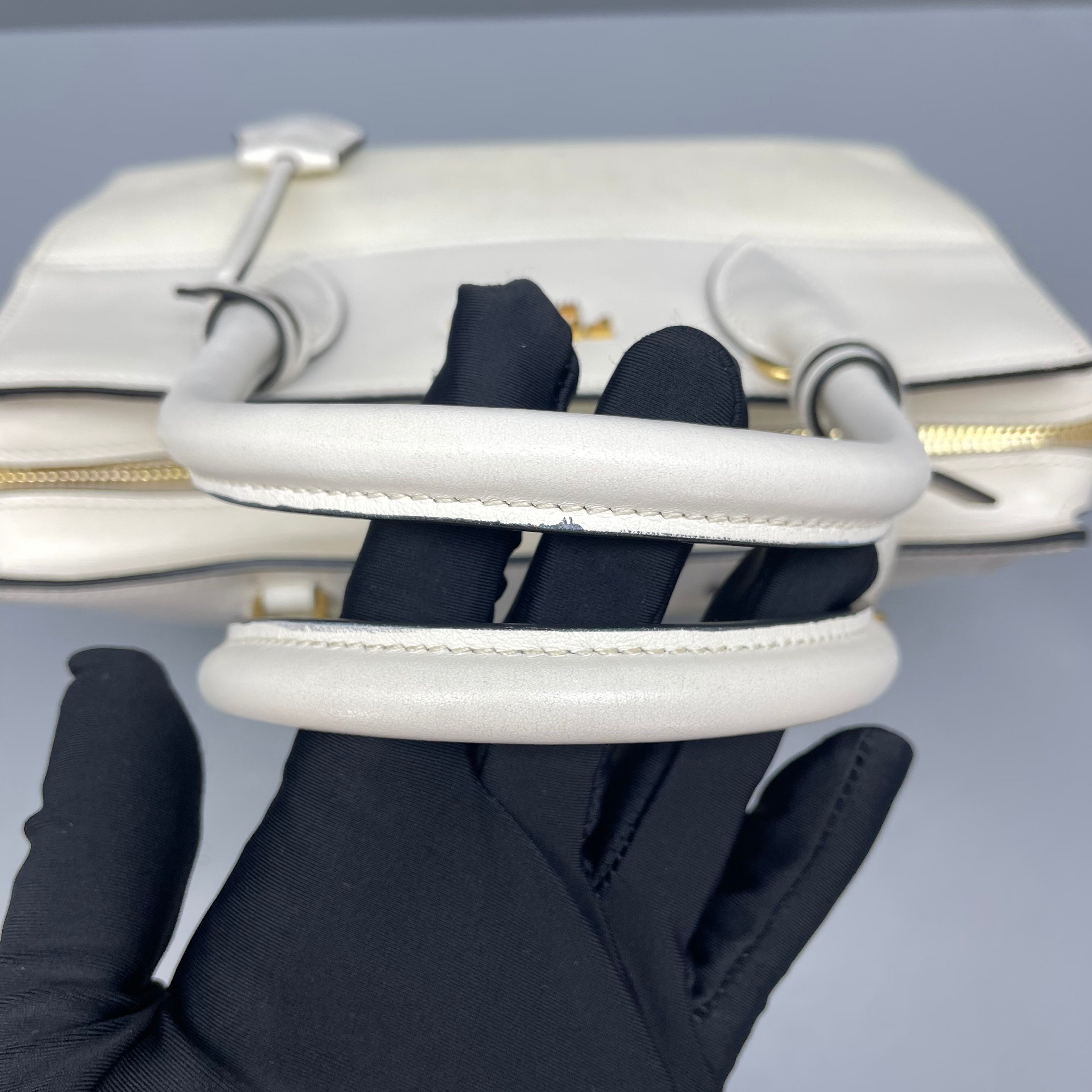 Prada White Satchel