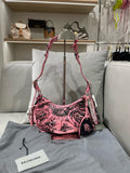 Balenciaga LE CAGOLE GRAFFITI Pink 671309210GB9060